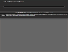 Tablet Screenshot of drt-entertainment.com